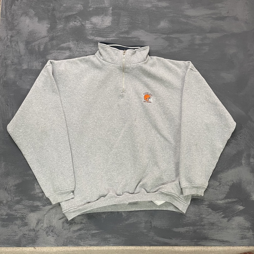 vintage Cleveland Browns sweatshirt mens X-large‎ Gray 2000s y2k Antiga NFL